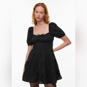 Sunday Best White Martine Poplin Shortsleeve Dress size small